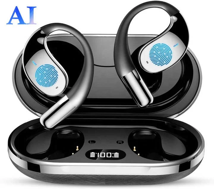 thumbnail image 2 of AI Language Translation Earbuds, Translation Open Ear Headphones OWS 2 of 10