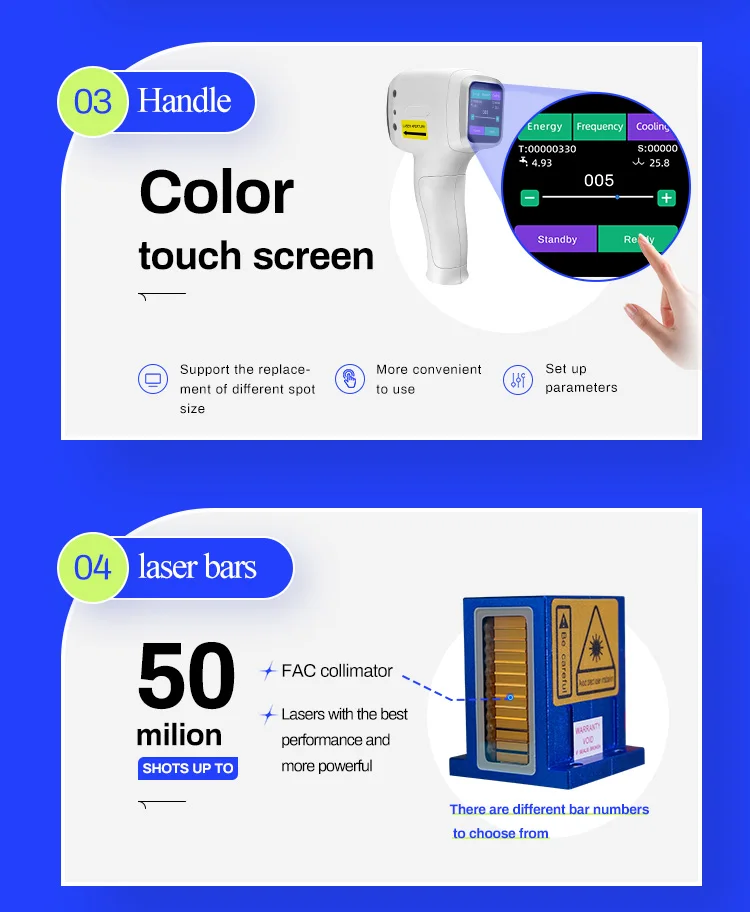 Moonlight Laser Diode Nichia Mini Remove Hair Laser Removal Machine Co2