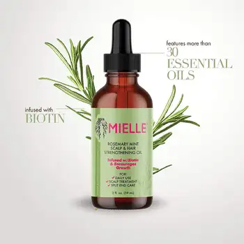 private label Best Price Mielle Organics Rosemary Mint Scalp Hair Strengthening  Nourish hair care hair oil for growth