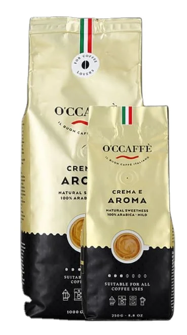 
Espresso Creme e Aroma - 100% Arabica Italian Espresso Beans - Made in Italy - For home use and moka pot 