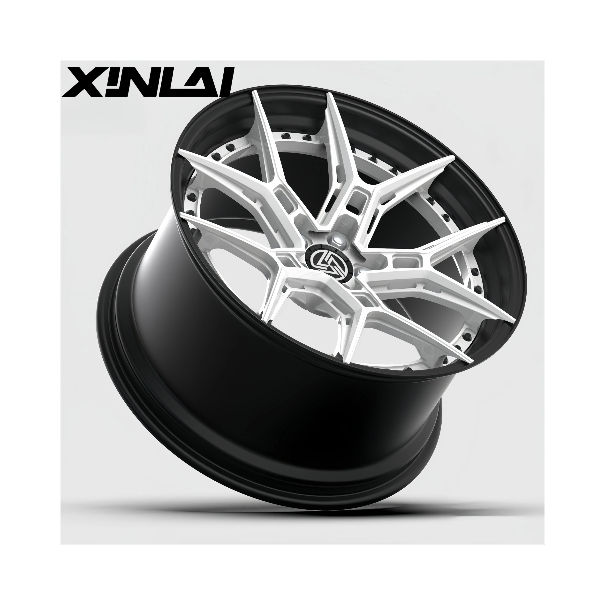 New Forged Wheel Brushed Polished Deep Concave 2-piece Aluminum Material 5x114.3 5x120 5x112 20 21 22inch Forged Wheels - Image 1