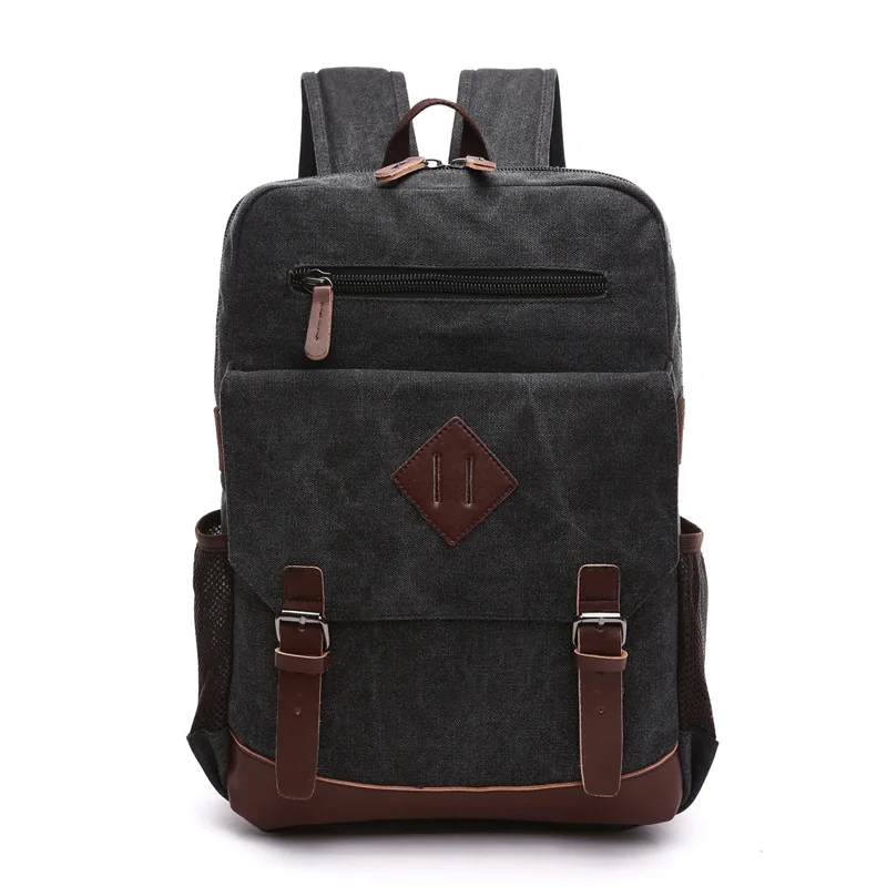 multifunctional canvas waterproof school mochila laptop bag picnic backpack