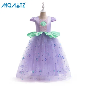 MQATZ  New Arrival Children Mermaid Costume Dress Princess Kids Dress Girls Party Dress Cosplay Age 2-10 Years Old