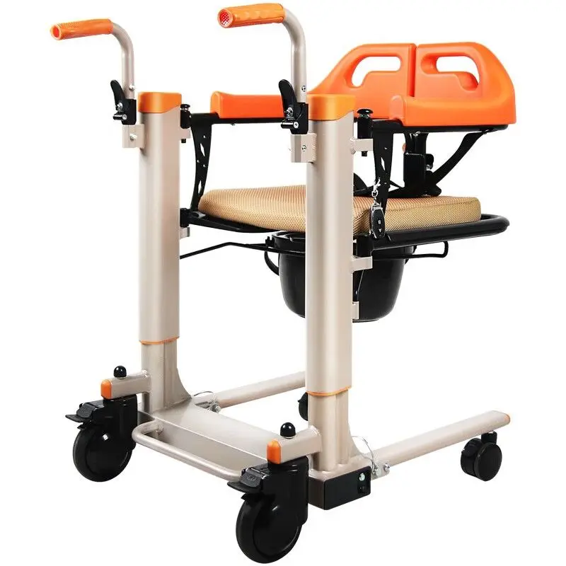 Lift electric lift Patient Transfer Chair with Commode for Disabled waterproof design lightweight aluminum electric lift- BZ-L11