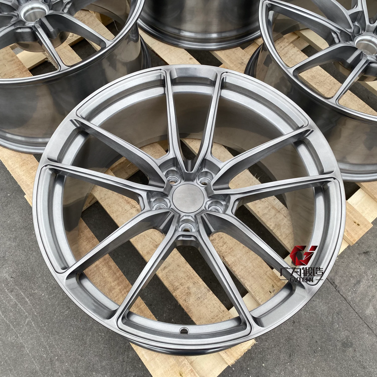 GVICHN Custom 16 17 18 19 20 21 22 inch 6061 T6 Forged Alloy Wheel Rim 5x112 5x114.3 5x120 5 Spoke Concave Passenger Car Wheels