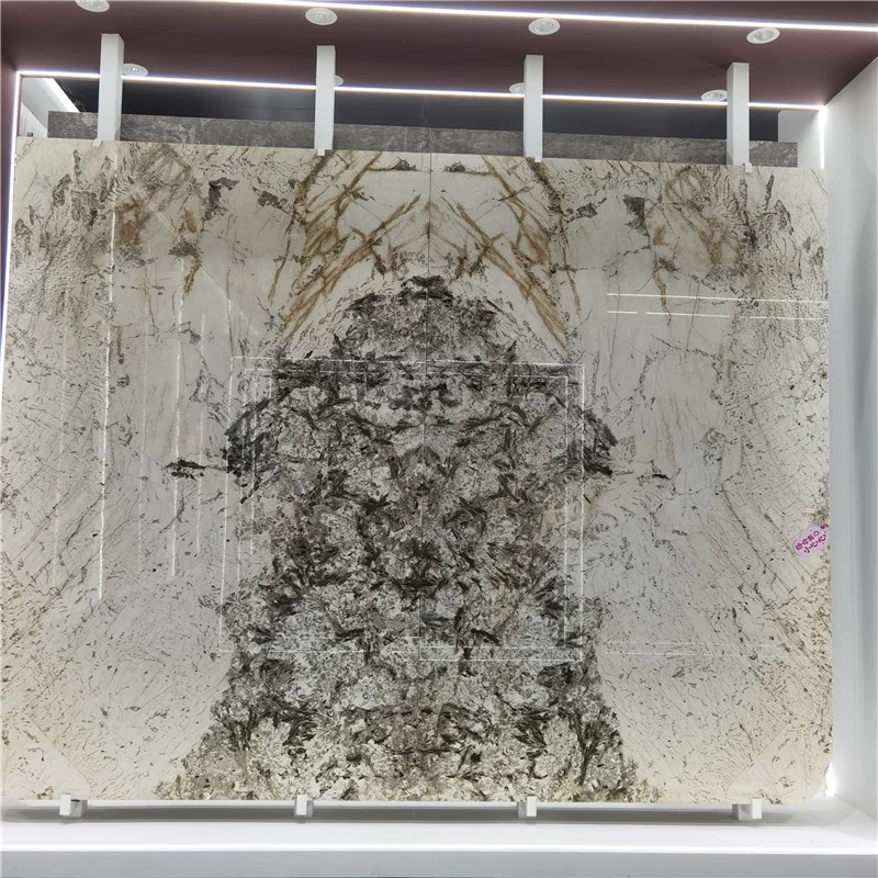 product alpinus super crystal quartzite slab price backlight exotic stone wall design-5