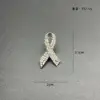 Fully diamond-encrusted brooch