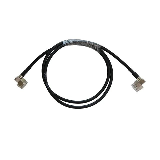 Cable coaxial flexible RG8X solo blindado con cubierta de PVC negra