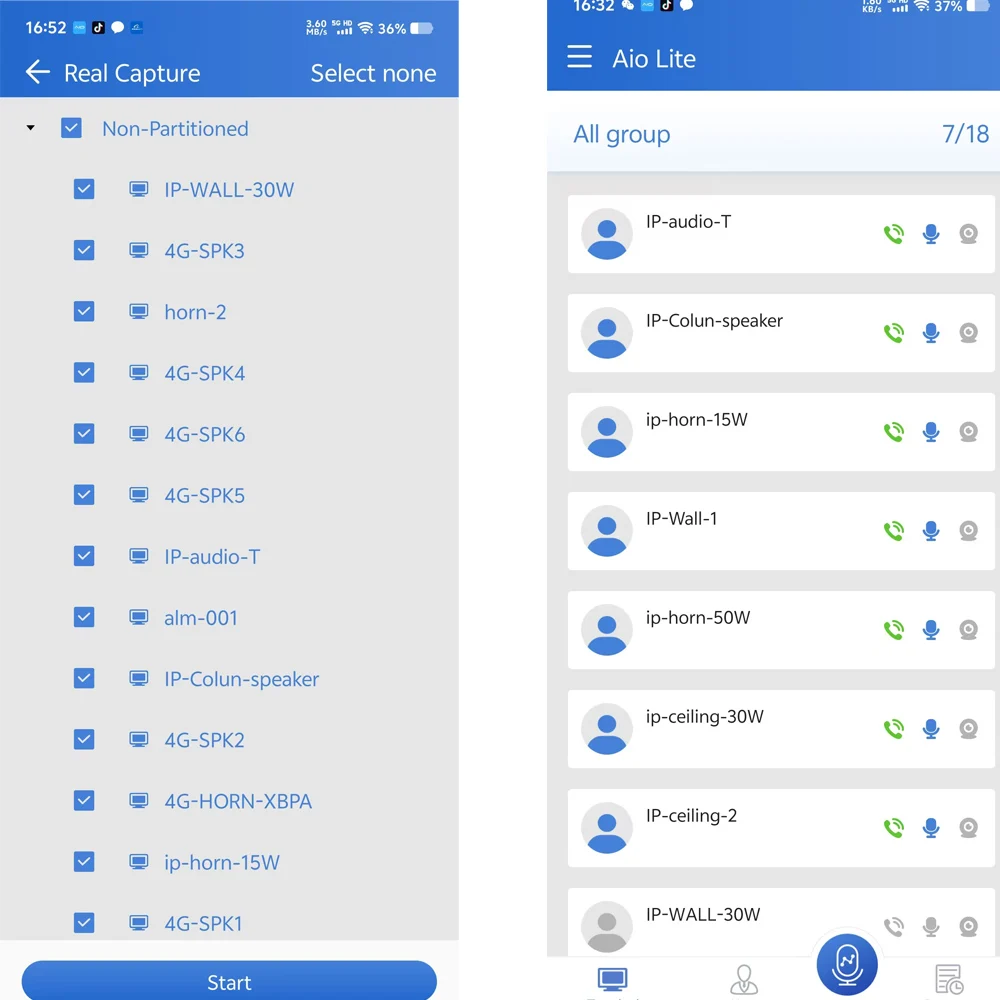 Pa System App Remote Voice Announcement Mobile App Control Software Supports ...