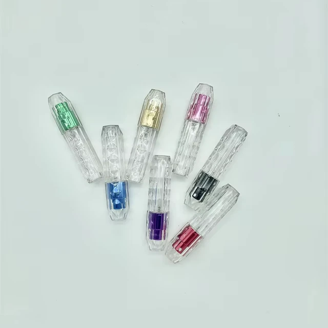 Wholesale 5ml Small Capacity Mini Refillable Perfume Bottles Travel Pocket Perfume Bottle With Fine Mist Spray and clear Cap