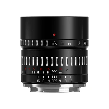 TTArtisan APS-C 50mm F0.95 Large Aperture Manual Fixed Camera Lens for EOS-M Sony E Fuji X M43 Nikon Z Canon RF Sigma L Mount