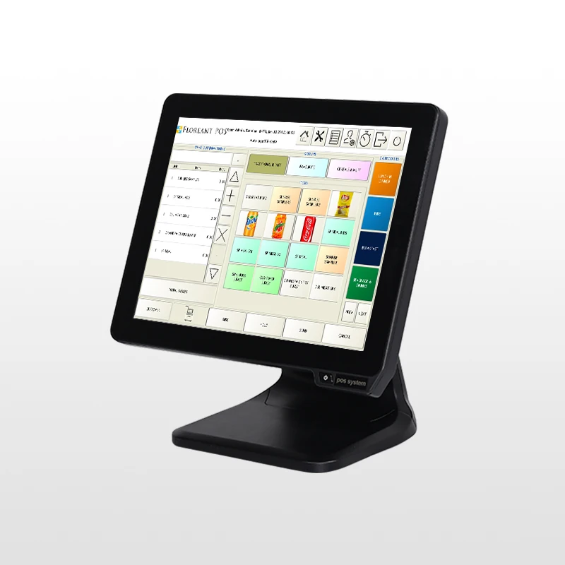Desktop All in One Pos Machine Offline Billing Terminal Dual Screen Touch windows Pos System