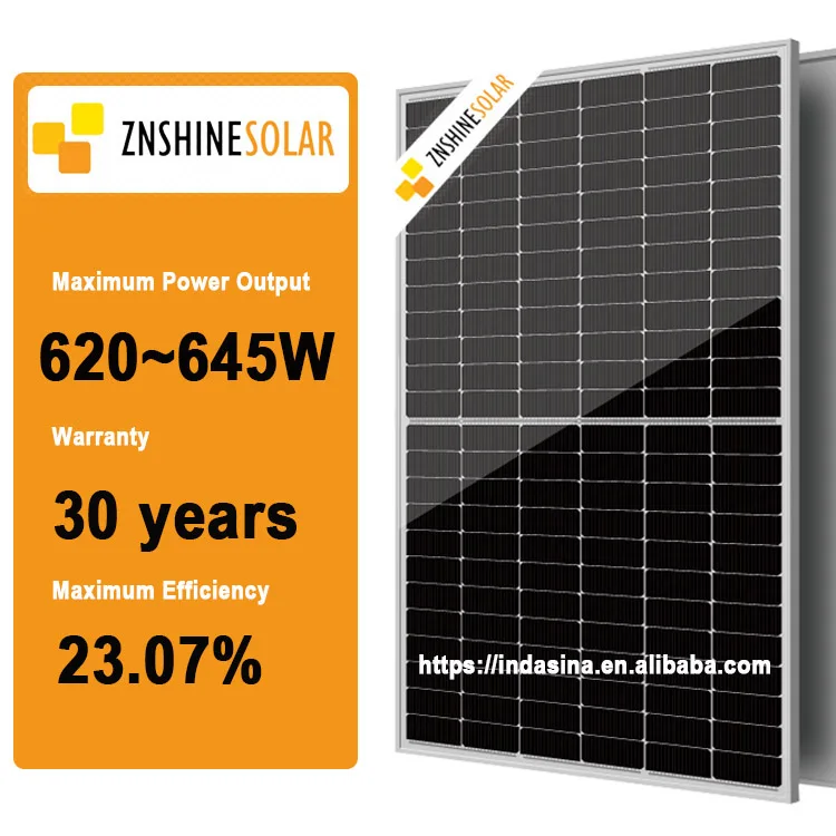 Znshine Solar Panels - Efficient 620-645W Power Solutions
