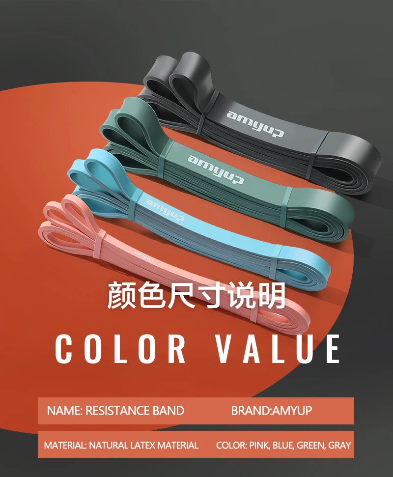 Customizable Pull Up Assist Resistance Band Resistance Band Set Functional Muscle Training Home 9328