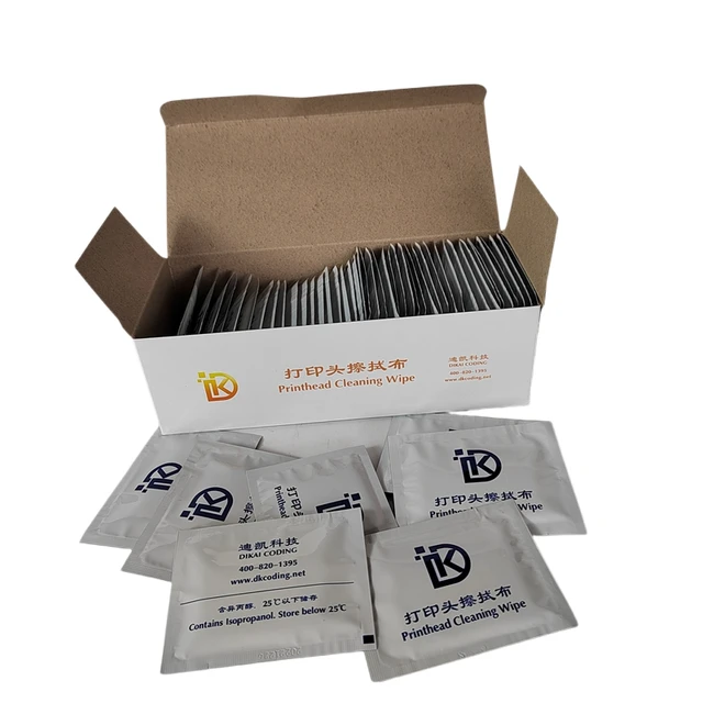 TTO Print Head Cleaning Cloth Wiping Cloth Markem Dikai FC32 FC53 Thermal Transfer Printer Print Head Wiping Cloth Wiping Paper