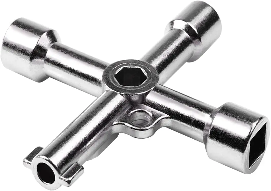 Emergency Triangle Key Elevator Door Key for Door Elevator Universal Drop Key