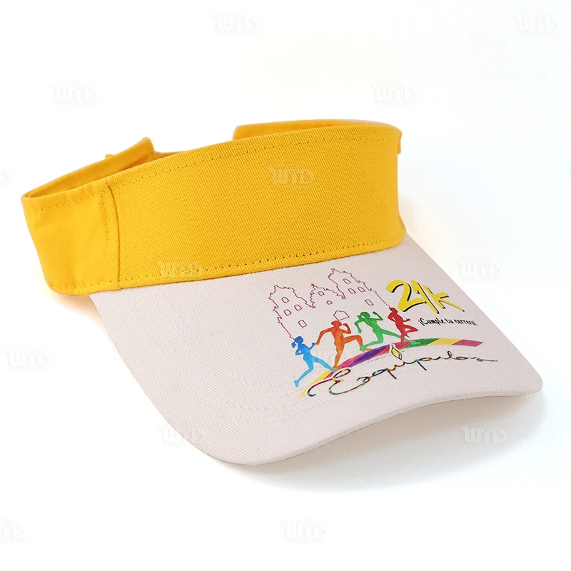 Personalização Moda ao Ar Livre Corrida Esportes Boné Topo Oco Ajustável com Faixa Elástica Unissex Presente Promocional Chapéu