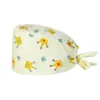 C-006 Cappellino con lacci e stampa corona dorata