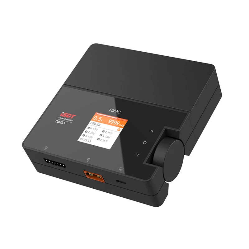 
ISDT 608AC AC 60W DC 200W 8A BattGo умное зарядное устройство разрядник со съемным блоком питания 