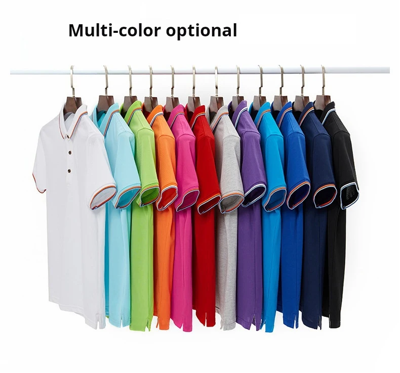 Best quality cotton Absorb sweat fabric polo shirts Unisex casual staff custom polo t shirts Anti-Shrink