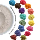 Xuqi iron red series color matte mica powder ceramic pigment for soap cosmetic