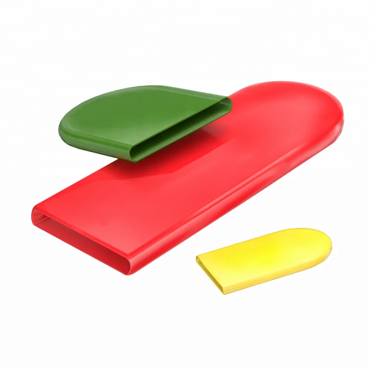 Steel Pipe Plastic Vinyl Soft Rectangular End Caps with square Flat End