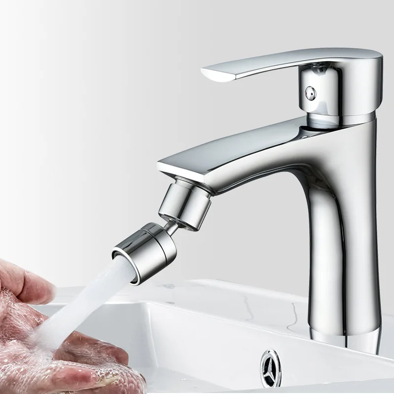 Faucet Sprayer Dual-Function Water Outlet Rotatable Splash-Proof Faucet Filter 360° Multifunctional Bathroom Faucet Sprayer Four-Layer Filter Convenient Tap Nozzle Filter for Kitchen