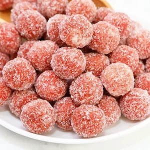 Wholesale Customized Self-owned Brand Bulk Candy Balls Hawthorn Sugar-coated Candies Children's Candies