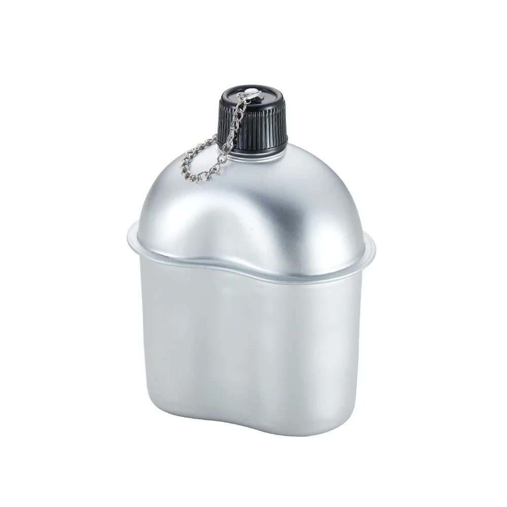 Wholesale Portable Camping Canteen Kit Custom Canteen Bottles Travel Canteen With Cup manufacture