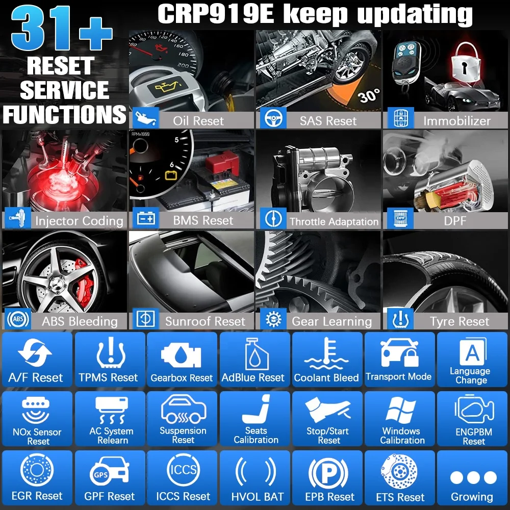 Launch X431 CRP919E - Professional OBD 2 Car Diagnostic Tool