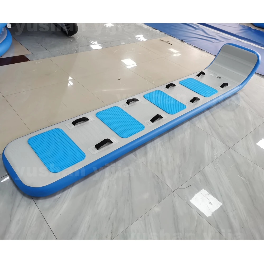 Dropstitch Material Inflatable Toboggan Summer Towable Inflatable Winter Sled Water Sled for Kids and Adults