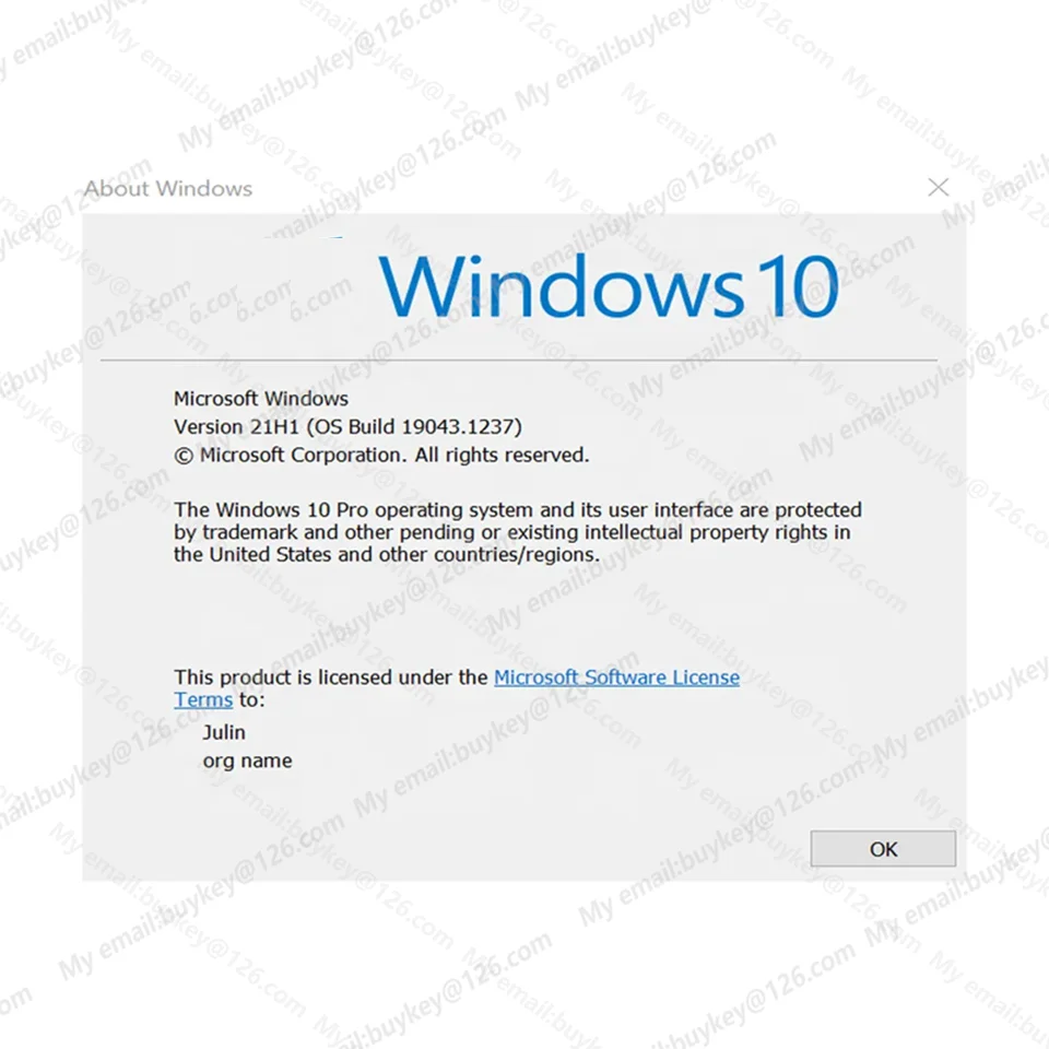 Genuine Windows 10 Pro Retail Key 100 Online Activation Win 10 Pro Key Code Send By Email Win 4077