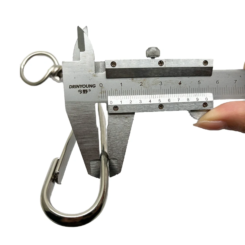 117mm Nickel Plated 4293 Spring Swivel Carabiner Lanyard Snap Clip Metal Hook Buckle Pet Leashes Keychain Carabiner