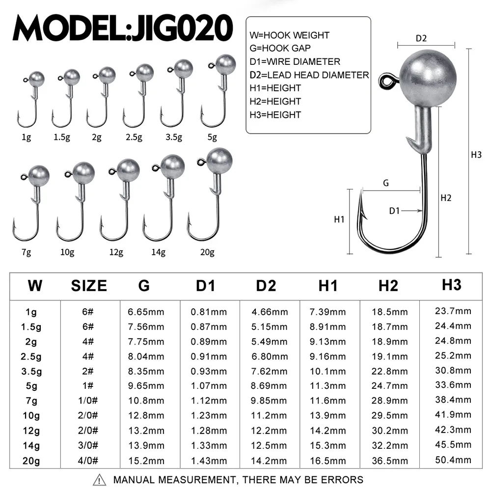 10pcs Jig Heads Fishing Hooks Crappie Jig Heads Round Ball Barb 1-20gram HeadJig Hooks| Alibaba.com 10pcs Jig Heads Fishing Hooks Crappie Jig Heads Round Ball Barb 1-20gram HeadJig Hooks| Alibaba.com
