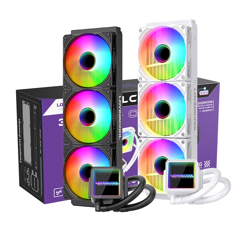 LOVINGCOOL Hot Sell 360MM CPU Cooler Water Block Gaming PC Liquid
