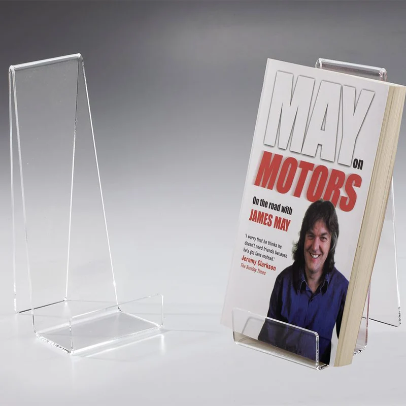 Acrylic Book Stand Holder With Ledge Clear Acrylic Book Easel With