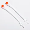White Orange button