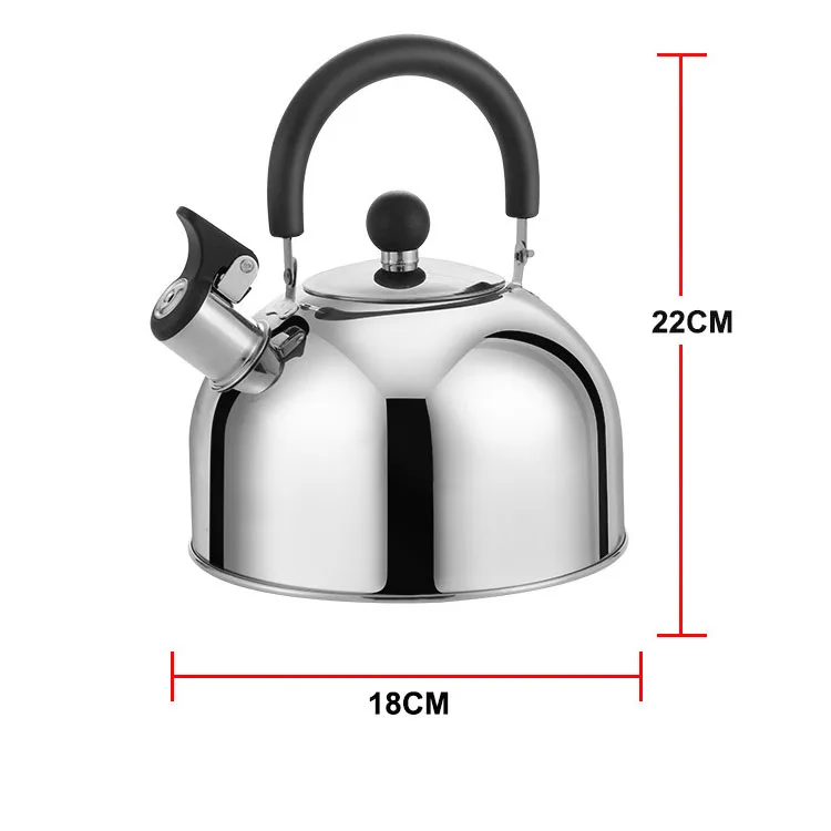 Teiera Bollitore a fischio Alessi 9093, 2 L, Induzione e Gas, Manico bianco | Negozio Cucina