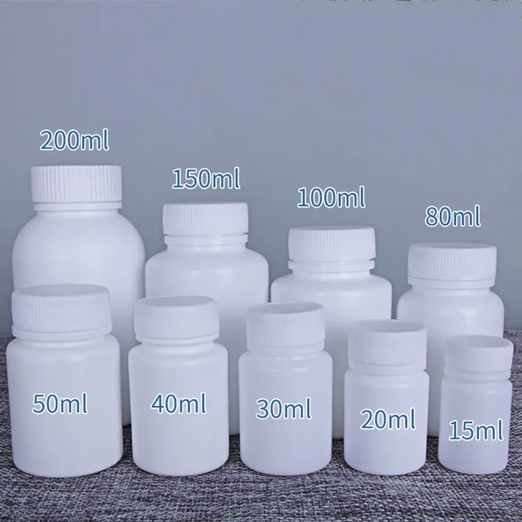 Wholesale White Wide Mouth Hdpe Capsules Jars Bottles Medicine Tablets ...