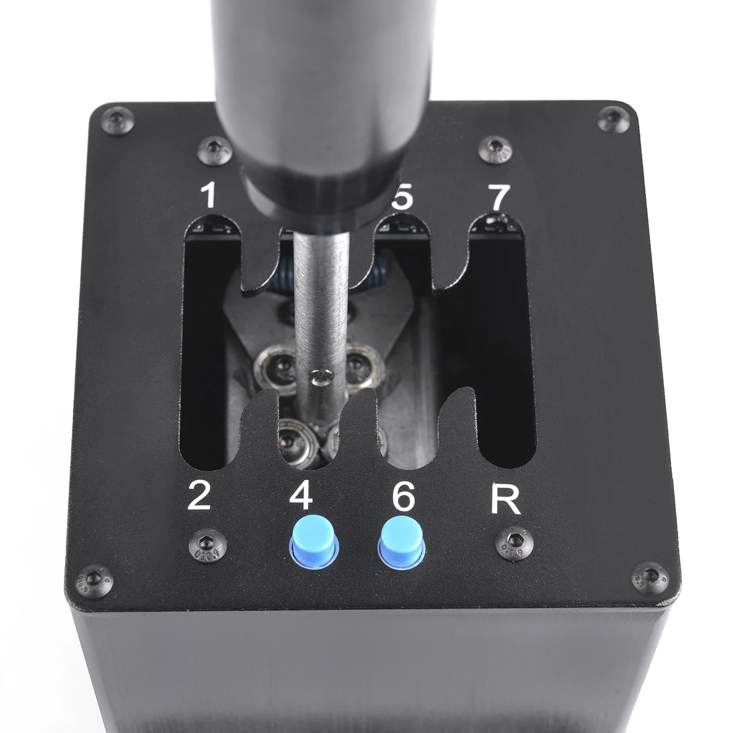 PC USB Simulator Shifter 7+R 6+R H Gear Shifter for Sim Racing Games (7+R) With Push Button