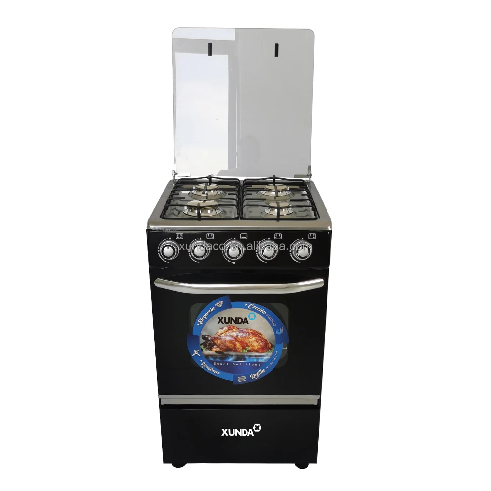 Xunda Good Price 4 Burner Custom Or Standard Oven Gas Stove Top Cooker