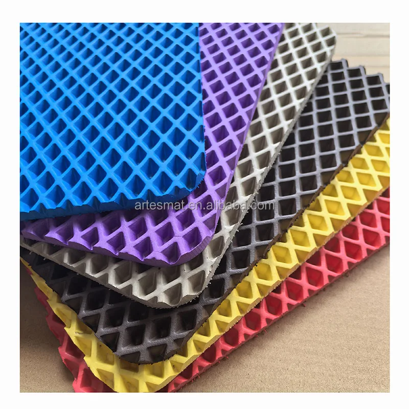 Artes высококачественный заводской изготовленный на заказ Алмазный напольный коврик из ЭВА материалы листы сотового ромба Eva автомобильный