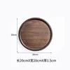 Walnut-colored round bag, 20*20*1.5CM