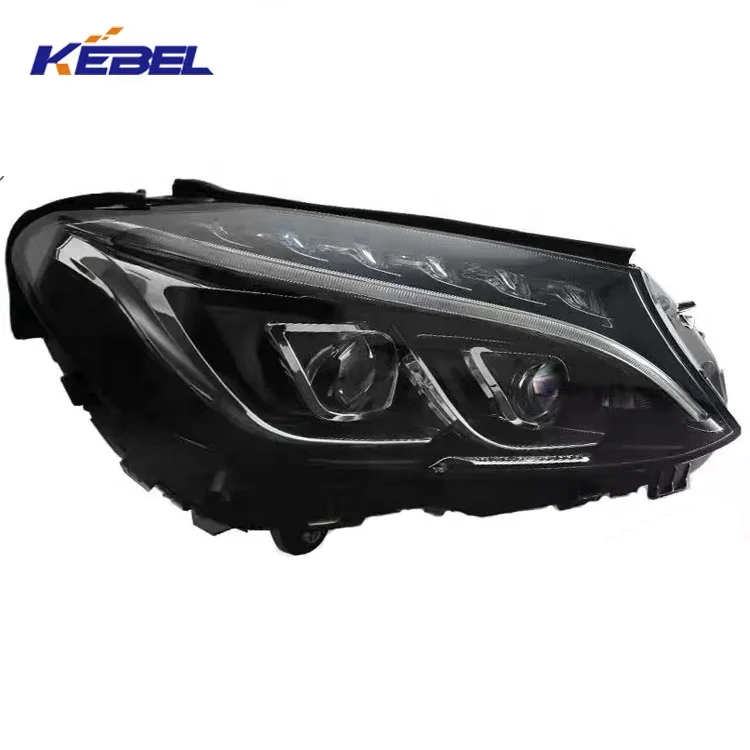 Car Accessories Head Lamp 2059067902 OEM 2059068002 Double Lens Head Lights for Mercedes-Benz W205 2015 2016 2017 2018