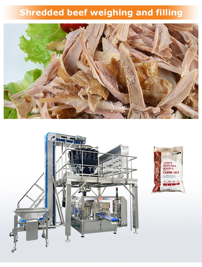 14 Heads 220V Multihead Weigher Packing Machine with 1 Year Warranty for Automatic Quantitative Bagging