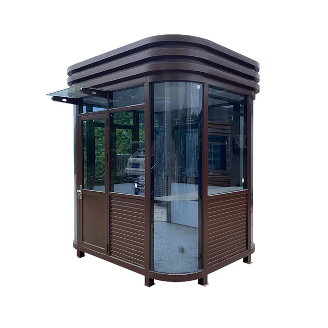 Guard Booth Outdoor Mobile Finished Security Booth Guard Duty Room Manufacturers Custom Steel Structure Guard Booth