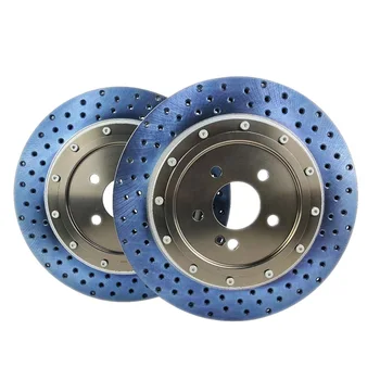 Auto brake system car brake discs  325 330 345 355 370mm disc brake rotors disco for audi a6 a4 a7 q5 lada