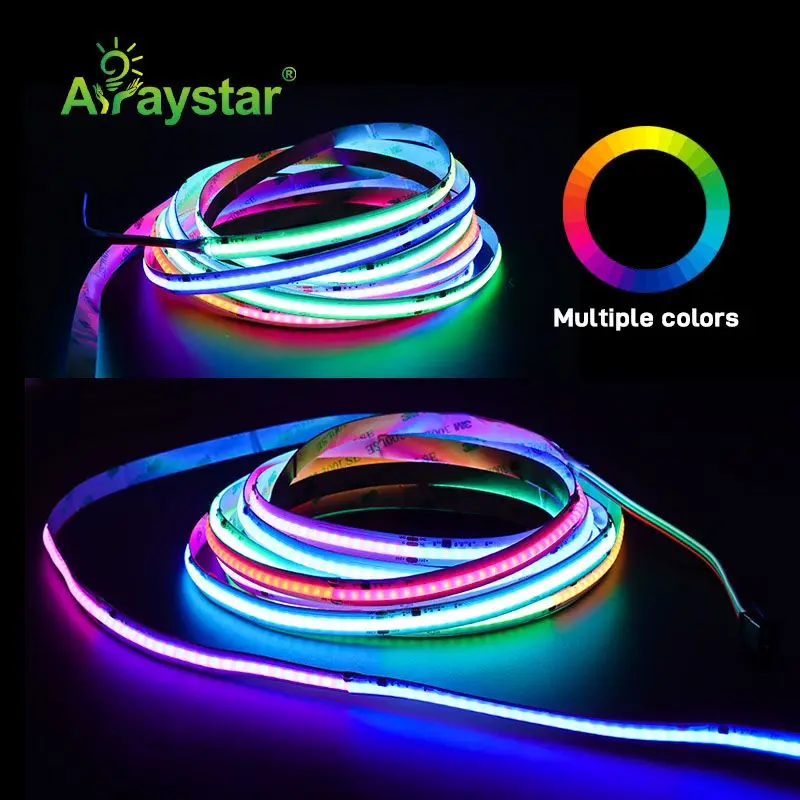 New Magic Dream Color RGB IC COB Pixel LED Strip Addressable Digital COB Smart LED Strip Light 720 LEDs