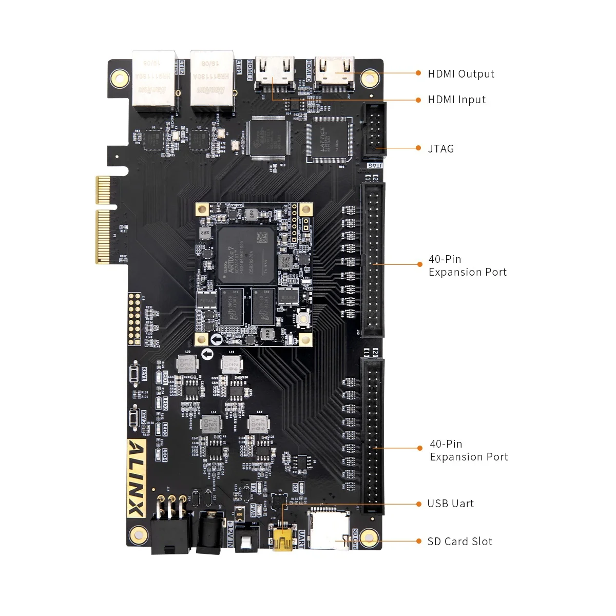 ALINX AX7103 - XILINX Artix-7 XC7A100T FPGA Development Board