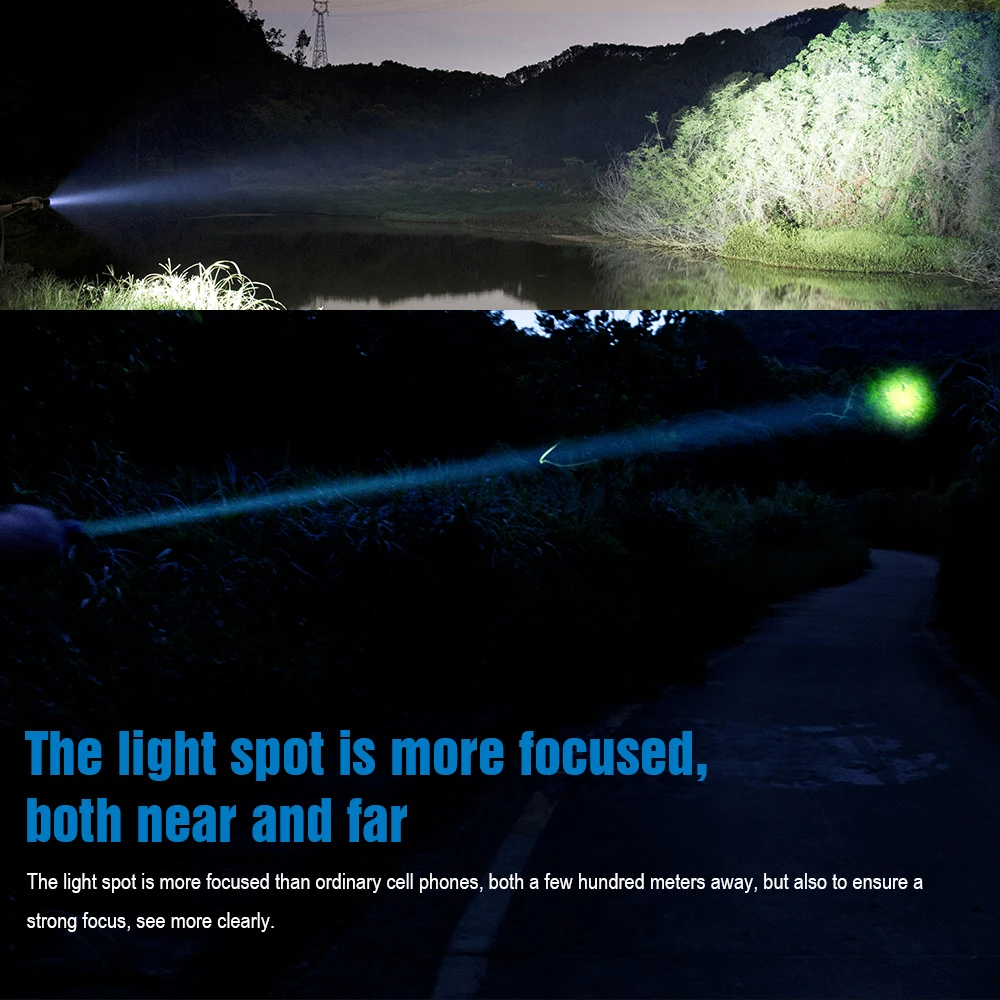 Trustfire T30R LEP Flashlight - 460LM, 1100M Beam, IPX8 Waterproof